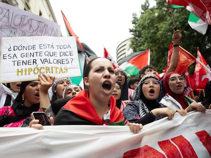 Las manifestaciones de estudiantes en protesta por el genocidio en Gaza, en imágenes