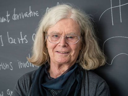 Karen Uhlenbeck, premio Abel de Matemáticas, en Princeton.