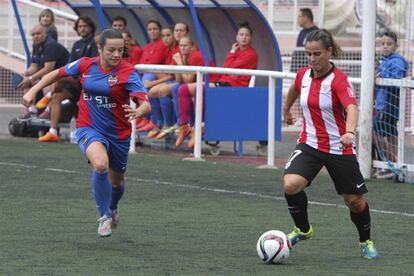 Un partido entre el Athletic y el Levante.