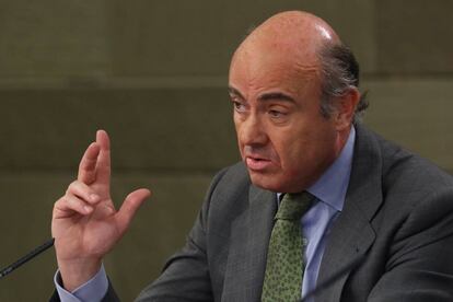 Luis de Guindos, Ministro de Economía, Industria y Competitividad