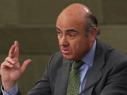 Luis de Guindos, Ministro de Economía, Industria y Competitividad