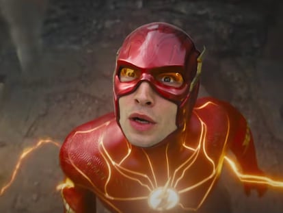 Ezra Miller in ‘The Flash.’