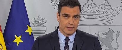 El presidente del Gobierno, Pedro Sánchez