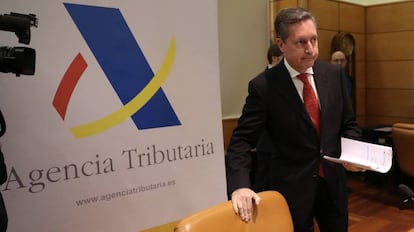 El director general de l'Agència Tributària, Santiago Menéndez.