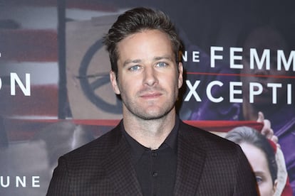 Armie Hammer, en un estreno en París en diciembre de 2018.