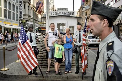 El Checkpoint Charlie, en Berlín. 