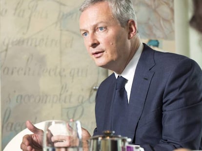 El ministro franc&eacute;s de Finanzas, Bruno Le Maire.