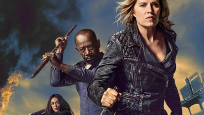 Cartel promocional de la cuarta temporada de 'Fear the Walking Dead'.