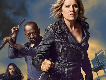 Cartel promocional de la cuarta temporada de 'Fear the Walking Dead'.