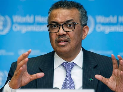 El director general de la OMS, Tedros Adhanom Ghebreyesus.