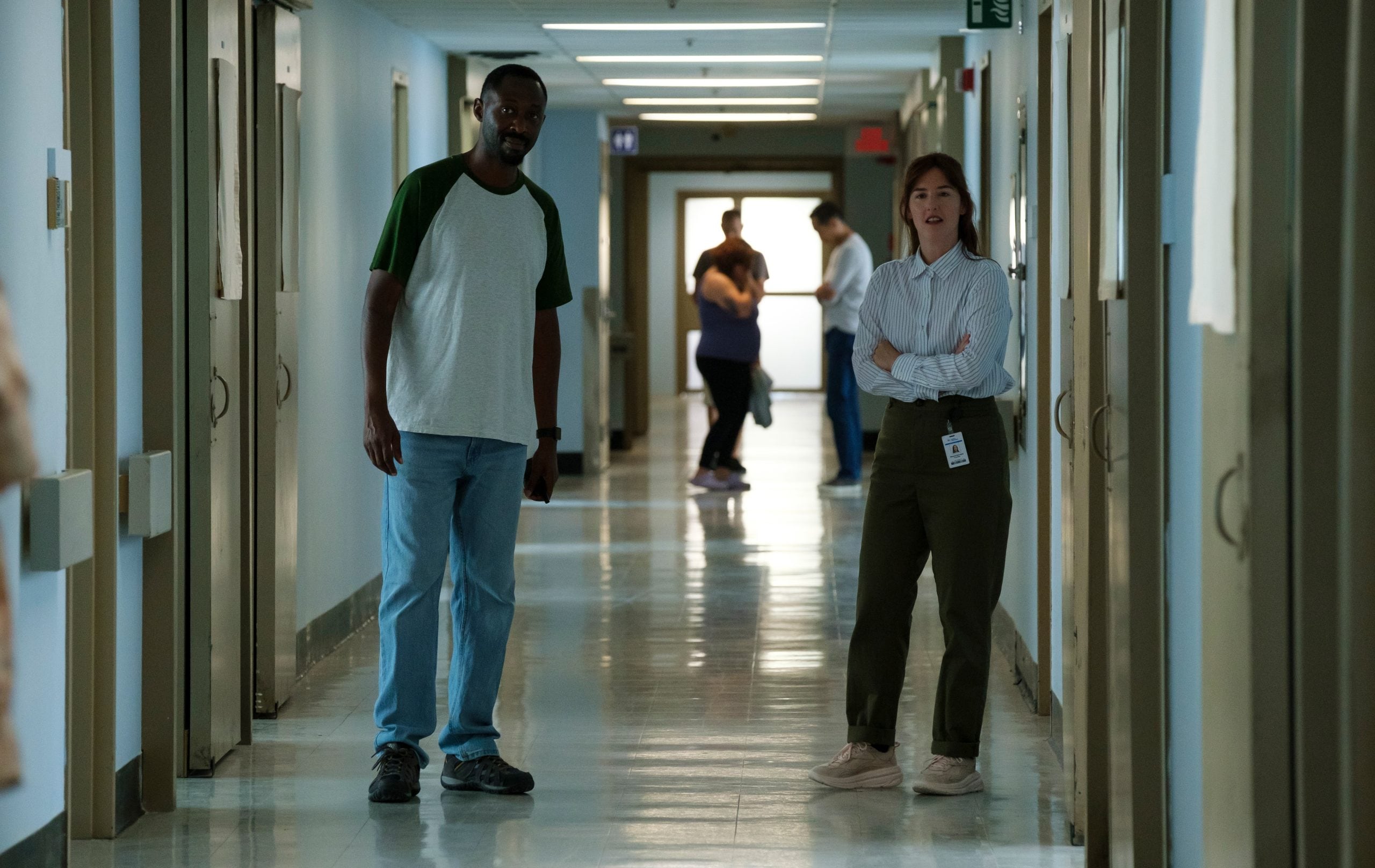 Thomas Ngijol y Florence Longpré, en la serie 'Empatía'.