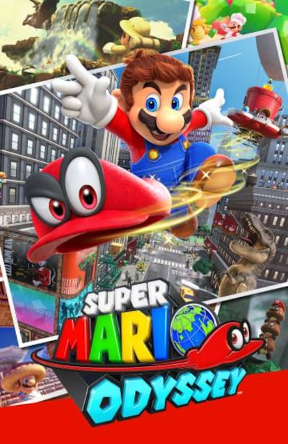 Portada del videojuego 'Super mario odyssey'.