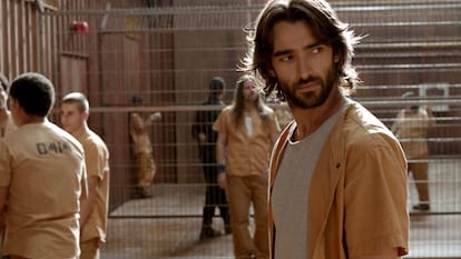 El actor Aitor Luna, protagonista de la serie de Telecinco 'La fuga'.