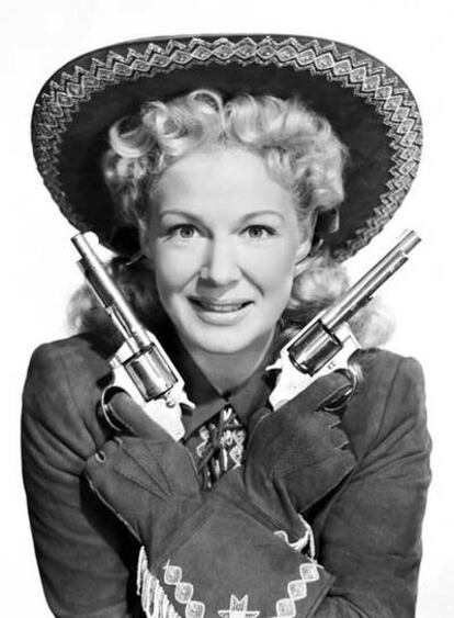 Betty Hutton en una foto de 1950.