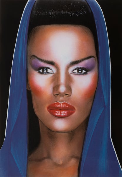 Grace Jones (octubre, 1984).