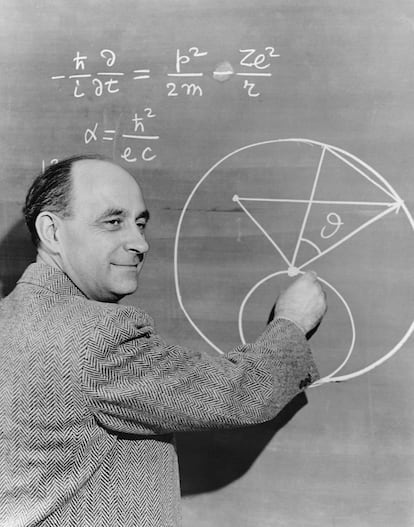 El  italiano Enrico Fermi (1901-1954), premio Nobel de Física en 1938.