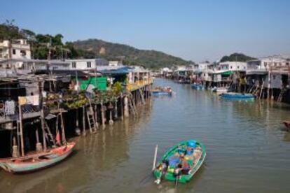 Pueblo pesquero de Tai O, en Lantau.