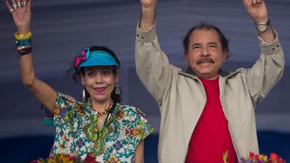 Daniel Ortega y Rosario Murillo, en una fotografía de archivo.