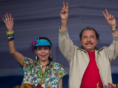 Daniel Ortega y Rosario Murillo, en una fotografía de archivo.