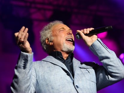 Tom Jones en el concierto del Festival Jardines de Pedralbes