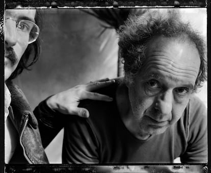 ‘Brian Graham y Robert Frank’.