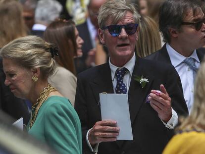 Ernesto de Hannover, en marzo de 2018 durante la boda de su hijo Christian.