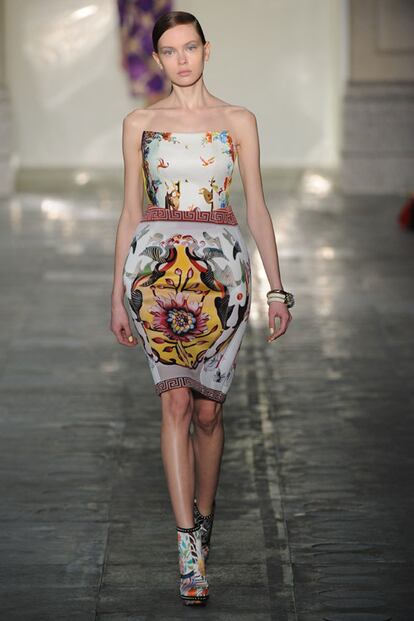 Vestido jarrón: Mary Katrantzou otoño invierno 2011-2012.