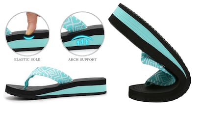 Estas chanclas con cuña para mujer son una de las más vendidas de Amazon.