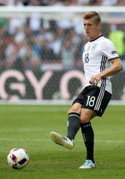 Kroos, durante el partido de octavos ante Eslovaquia.