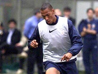 Carew, durante un entrenamiento.