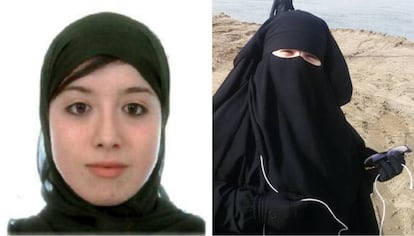 Asia Ahmed Mohamed (izquierda) y Fátima Akil Laghmich. Fotos facilitadas por el Ministerio del Interior.