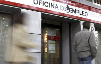 Una oficina de empleo de Madrid