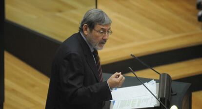 Jaime Lissavetzky en el Pleno municipal celebrado hoy.