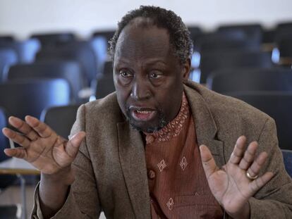 L'escriptro kenià Ngugi Wa Thiong'o, escritor keniano, el 2017 al CCCB.