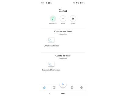 Desde Google Home podemos crear los grupos de altavoces