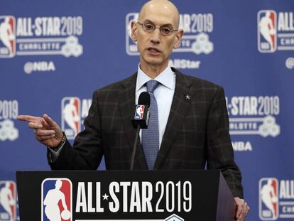 Adam Silver, comisionado de la NBA.