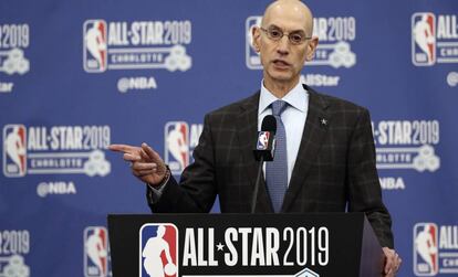 Adam Silver, comisionado de la NBA.