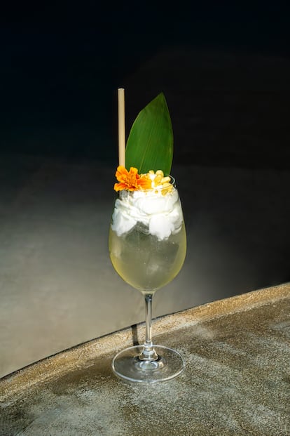 La Piña Colada de SURU Cocktail Bar. 
Fotografía proporcionada por el establecimiento