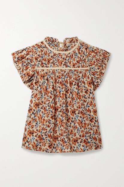 El estampado de esta blusa de Ulla Johnson está inspirado en el tradicional Ikat y su diseño demuestra que el romanticismo también es para el verano. 245€.