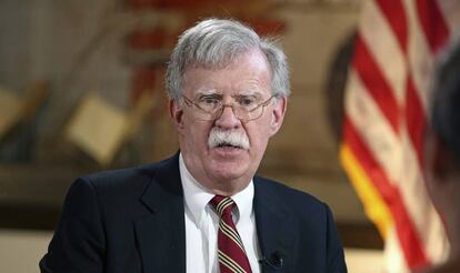 Bolton, en una entrevista este jueves al diario 'Miami Herald'