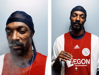 Snoop Dogg con camiseta del Ajax