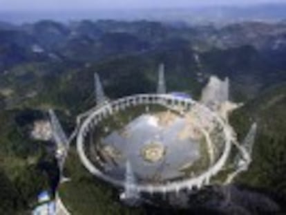 El país asiático construye el mayor radiotelescopio del mundo