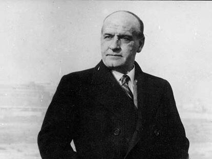 El filósofo José Ortega y Gasset, en 1934.