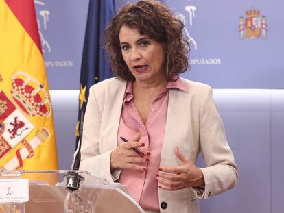 La ministra de Hacienda, María Jesús Montero.