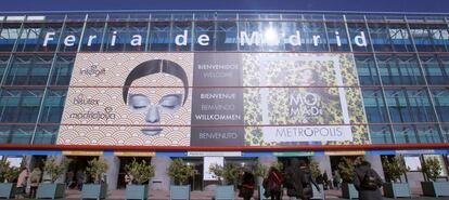 Vista de la entrada sur de Ifema.