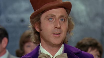 Gene Wilder, em “A Fantástica Fábrica de Chocolate’.