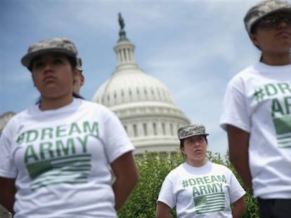 Diferentes grupos han celebrado continuas protestas en Washington para pedir el fin de las deportaciones.