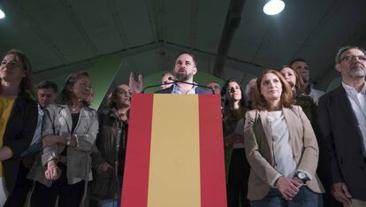 El líder de Vox, Santiago Abascal, en Madrid, el pasado 8 mayo. 
