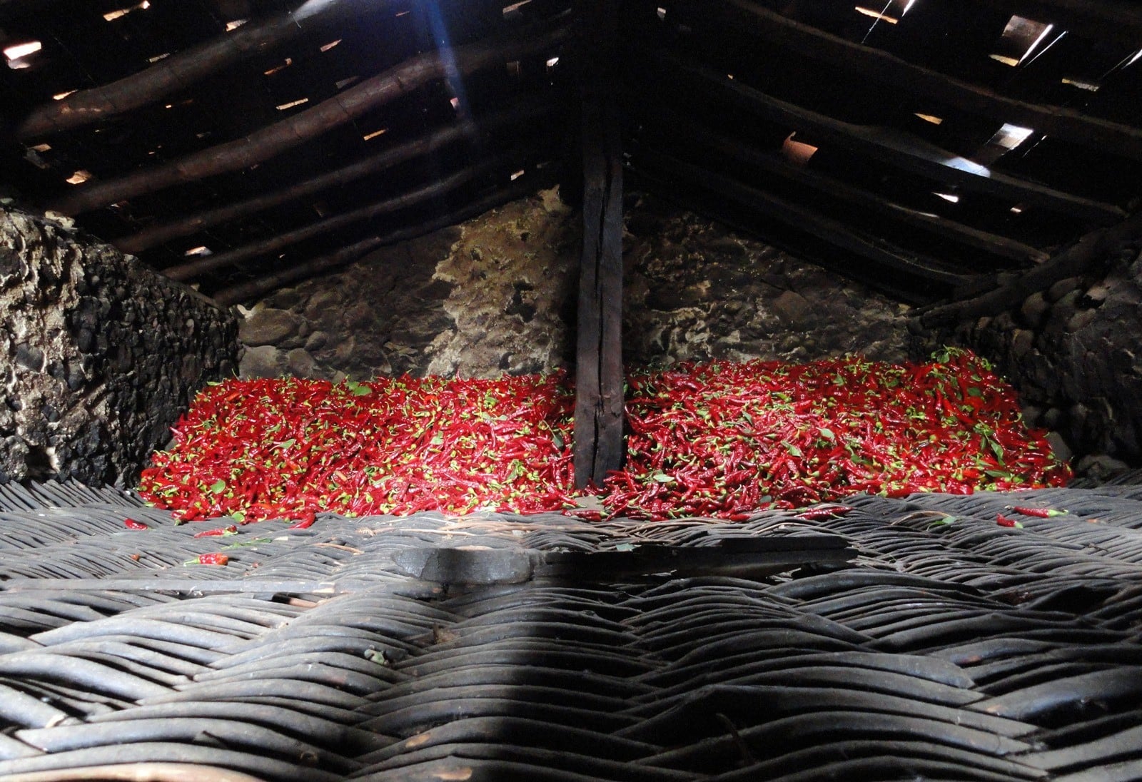 Un sequero de Candeleda. Huele a humo, eh