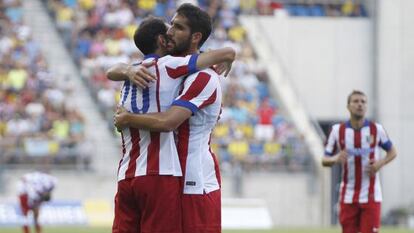 Raúl García, tras marcar el tanto del encuentro.